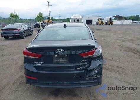 2017 Hyundai Elantra Limited from USA, damaged, VIN 5NPD84LF5HH026416
